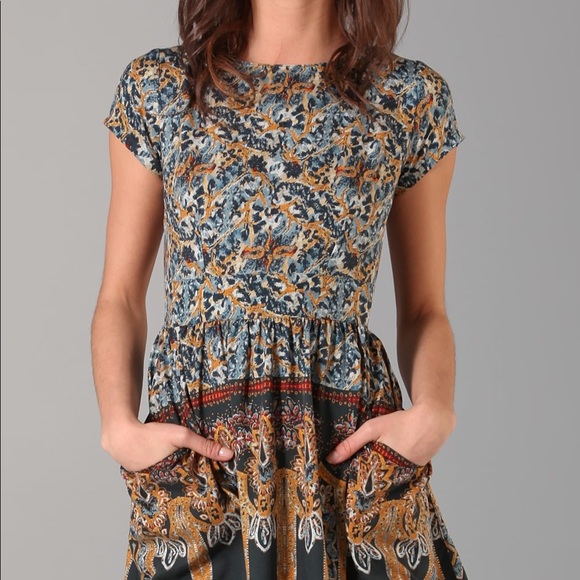 NWOT Shopbop silk Kenny Penny Pockets Dress - Picture 3 of 4